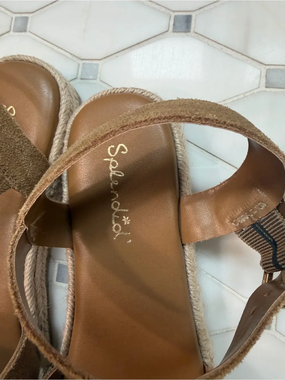 Splendid Tan Suede Strappy Gladiator Sandals